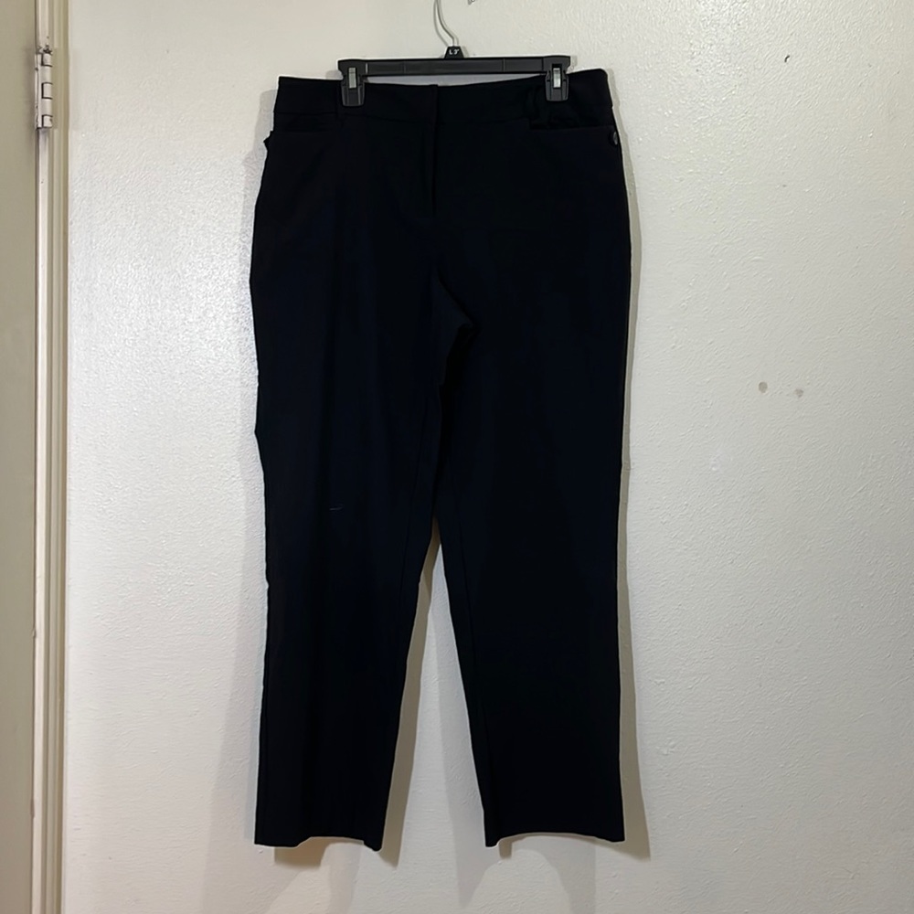 Lane Bryant black slacks. Have stretch. Size 16R. - Picture 1 of 5